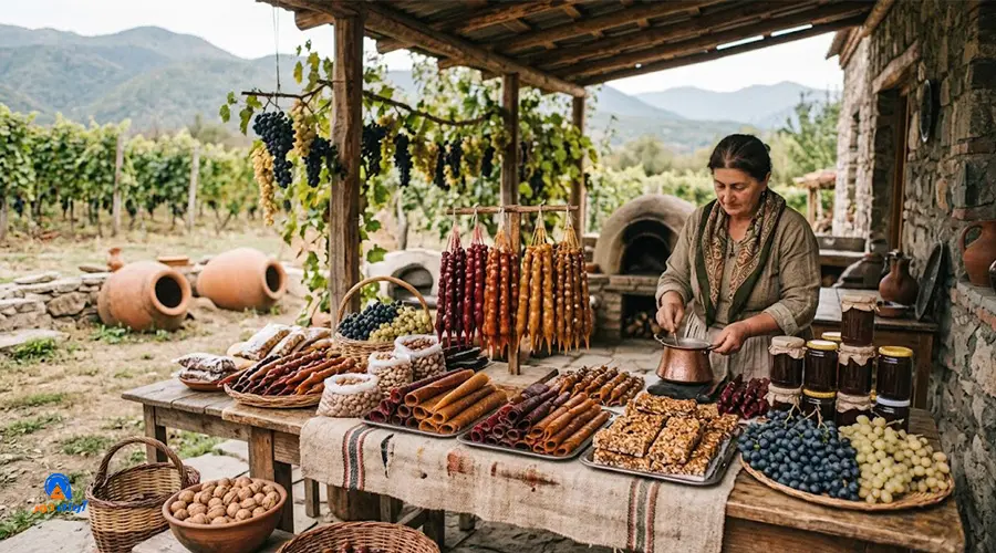 شیرینی&zwnj;های انگوری و فرآورده&zwnj;های محلی